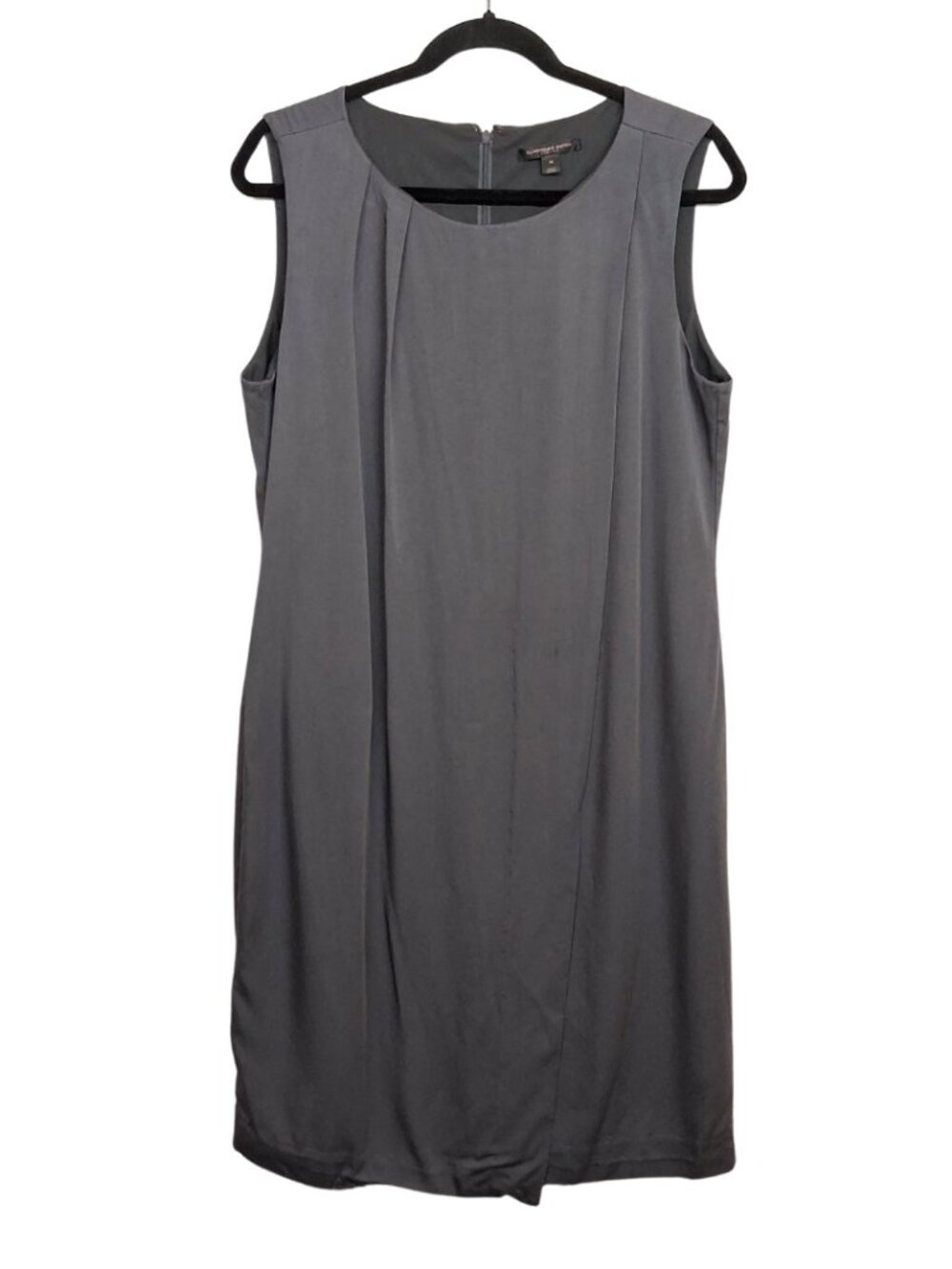 CLASSIQUES ENTIER Gray Dress Sleeveless Mini Shift Size 14
